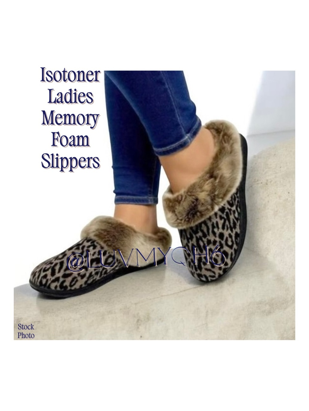 Isotoner Ladies Memory Foam Slippers